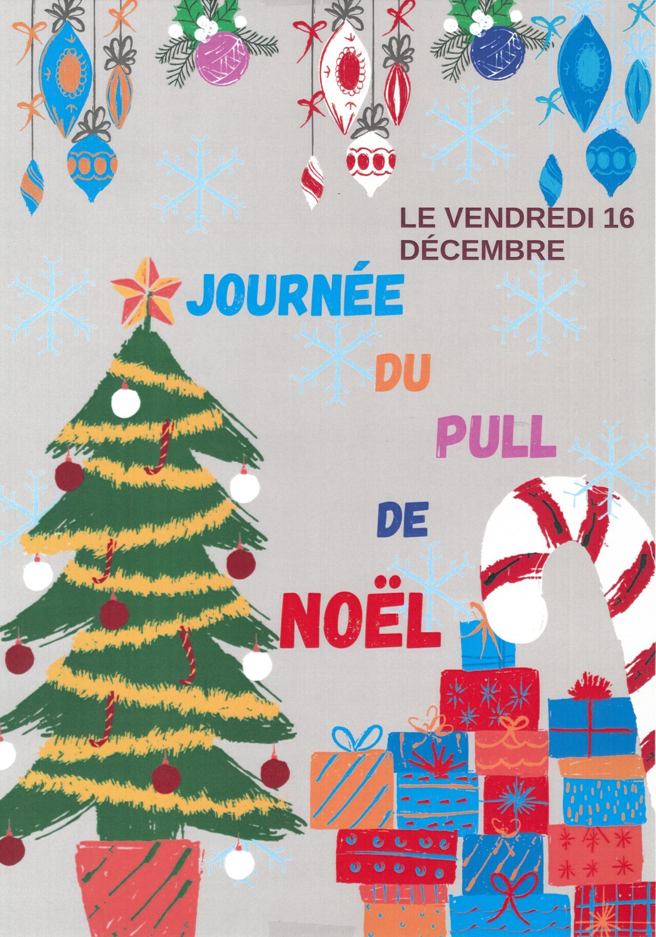 Journée du pull de Noël Collège Victor Hugo